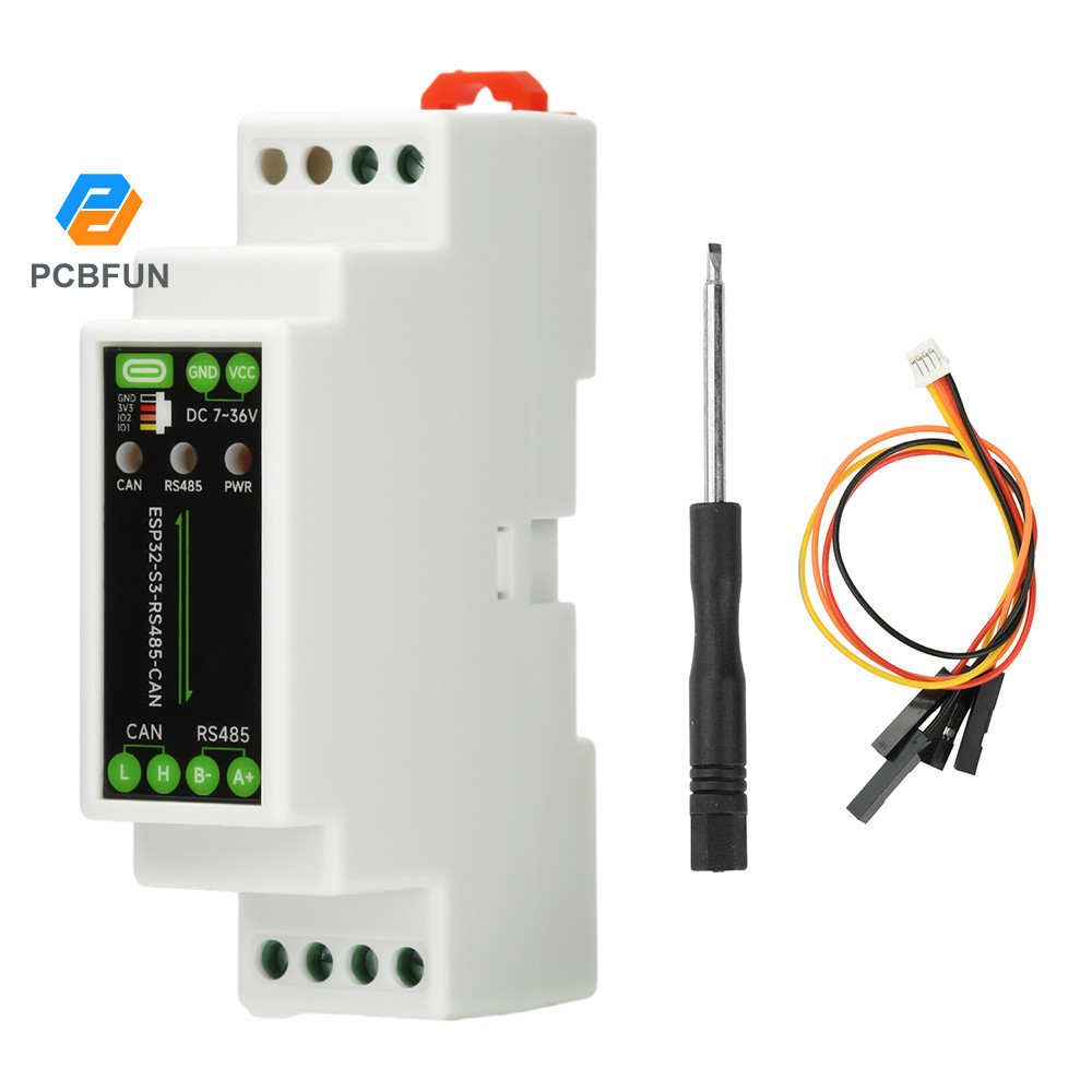 Pcbfun ESP32-S3-RS485-CAN 1-Channel Wifi บลูทูธรีเลย์อุตสาหกรรมควบคุม Rs485 สามารถสื่อสารประเภท C