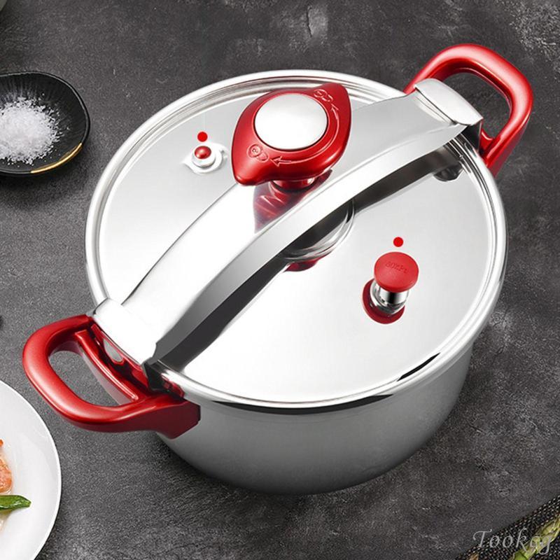 [Tookcg] หม้อความดันสแตนเลส Faster ทําอาหารเหมาะกับ Induction แก๊สเตาตั้งพื้น 6L เครื่องครัวสําหรับส