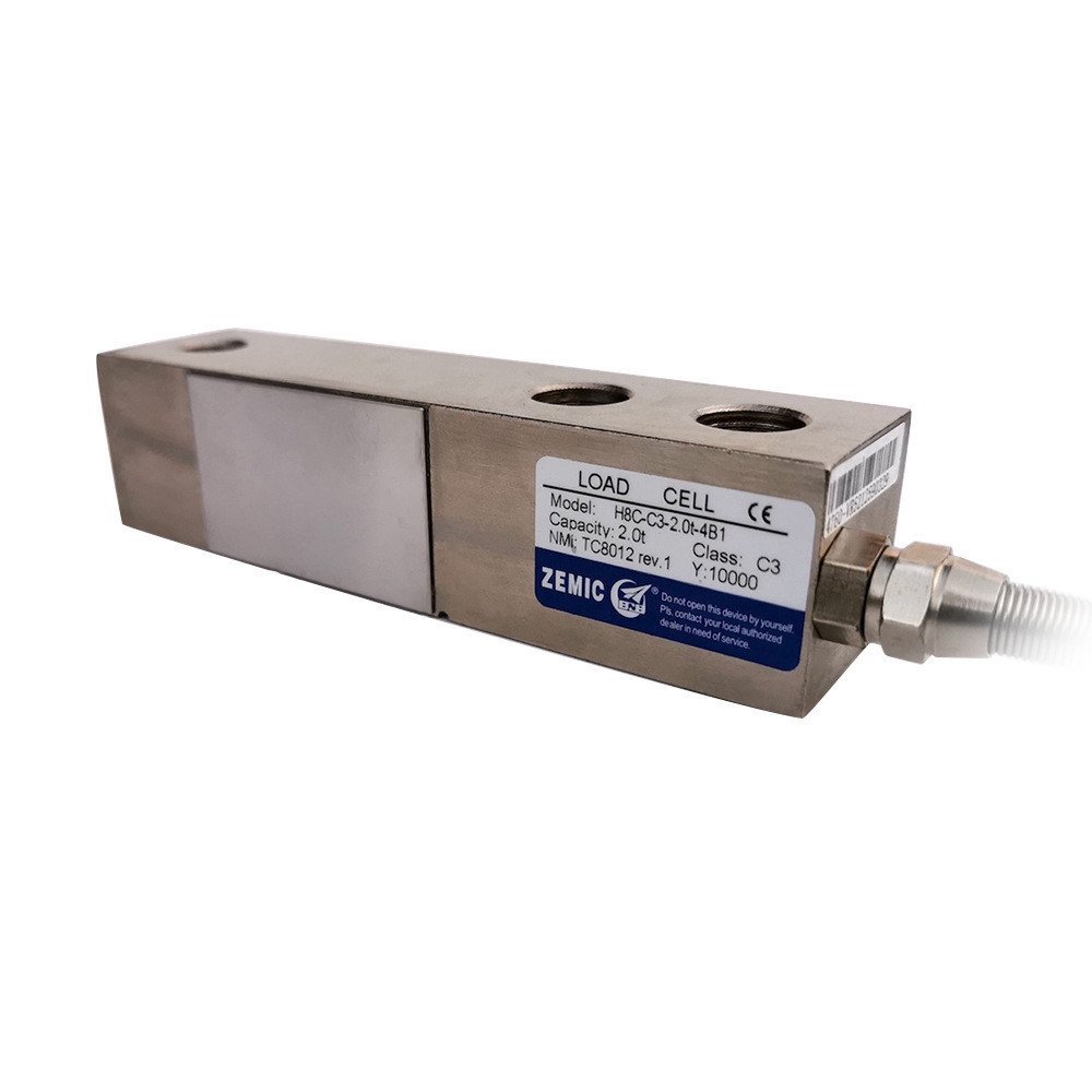ZEMIC เครื่องชั่งน้ําหนัก H8C-C3-500kg-4B1 เซ็นเซอร์ชั่งน้ําหนักท้องถิ่นขนาดเล็ก 500kg 1t 2t