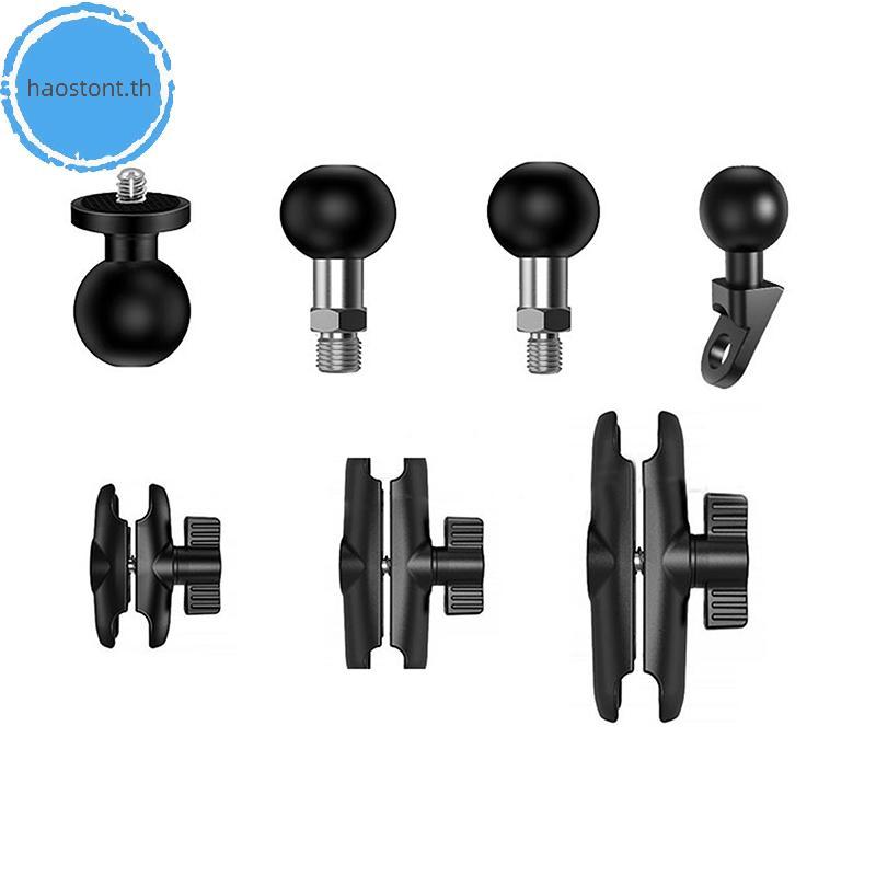 Hastont อลูมิเนียมซ็อกเก็ตคู่แขนสําหรับ 25 มม./1 นิ้วผู้ถือ Mount Clamp สําหรับรถจักรยานยนต์กล้อง Extension Arm TH