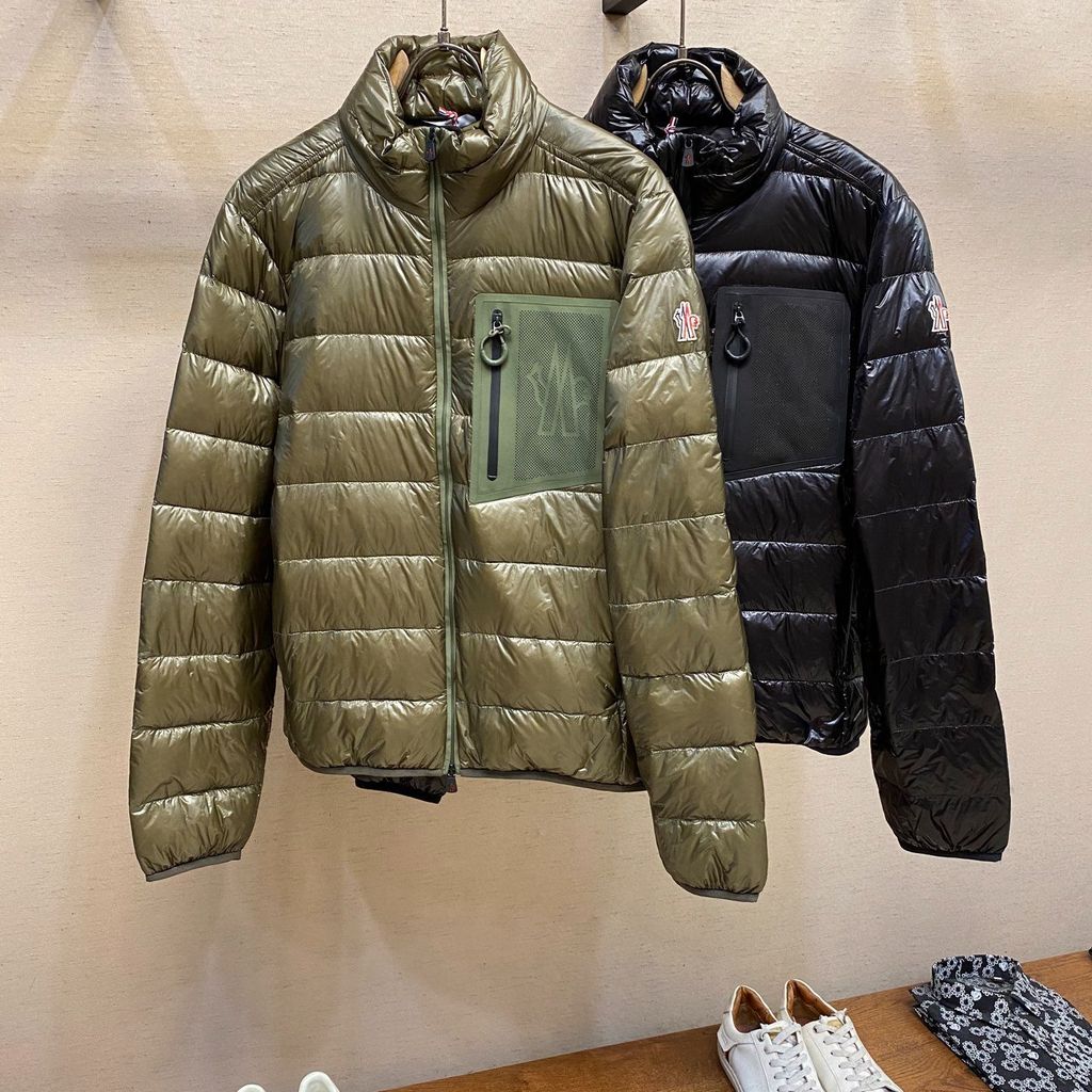 SJ7F Meng K Men's Short Autumn Winter Duck Down Lightweight Fashion Stand Collar Warm New Down Jacke