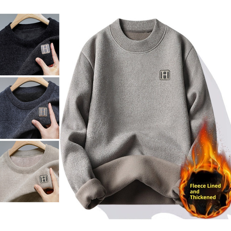 เสื้อกันหนาวซุยโคเนะ ผ้าถักขนแกะเชนิลล์ ให้ความอบอุ่นสำหรับผู้ชาย