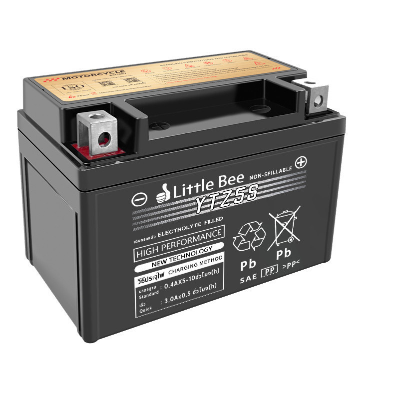 【AutoLink】รับประกัน20ปี แบตยัวซ่า 5 แอมป์ YTZ5s12v5ah เวฟ110i แบตแห้ง wave dream click msx scoopy zoomer fino - รูปที่ 6