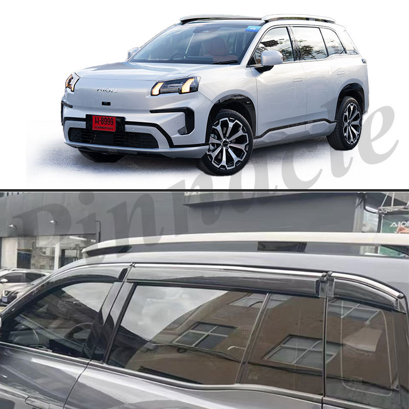 【จัดส่งจากกรุงเทพ】กันสาด AION V แบบมีคิ้ว รุ่นหนาพิเศษ ชุดแต่ง กันสาด คิ้วกันฝน กันสาดกระจก คิ้วกันสาด ของแต่งรถยนต