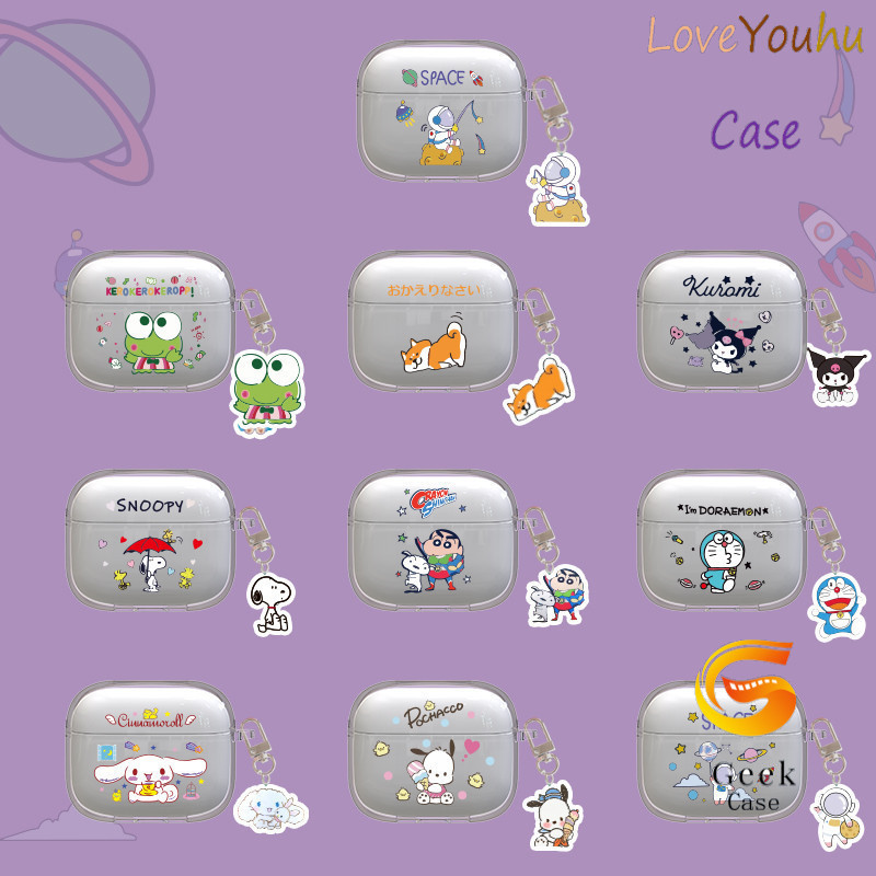 Geek For Monster XKT26 เคส Case เคสหูฟัง ลายสัตว์กบและลูกสุนัขน่ารัก