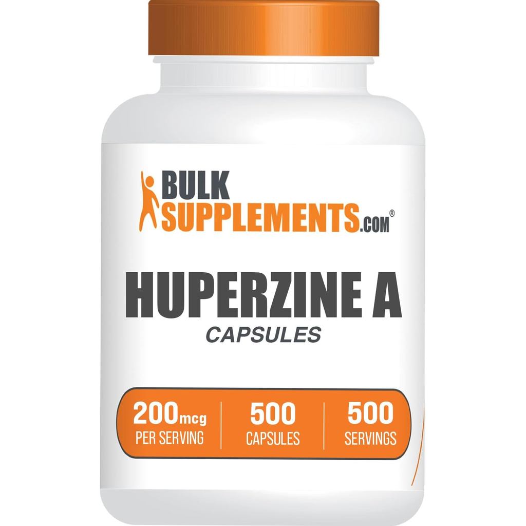 Bulkplements.com Huperzine A 200mcg Capsules - Noophatic, Huperzine A plement - ปราศจากกลูเตน, 1 แคป