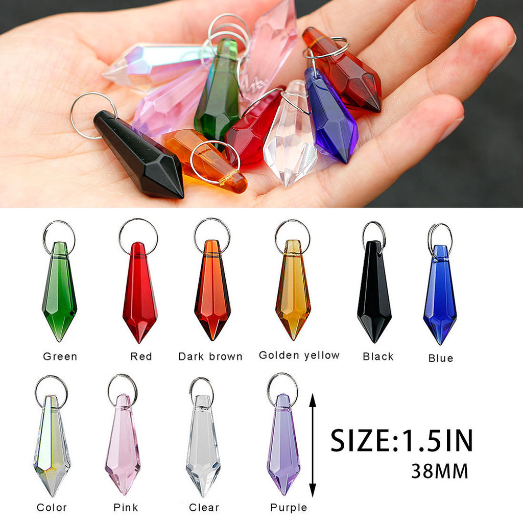 แนะนำ ผ้าม่าน 38มิลลิเมตรชี้ลูกปัด ทําเอง ทําด้วยมือหลวมลูกปัดอุปกรณ์แสงคริสตัลโปร่งใสคอลัมน์น้ําแข็งจี้สร้างสรรค์ลูกปัดผ้าม่านตกแต่งแขวน 25.11.20 ราคาพิเศษ มีเก็บเงินปลายทาง