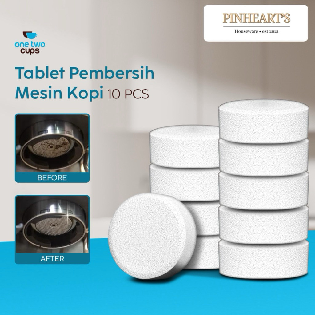 MESIN HSO - ONE TWO CUPS เครื่องชงกาแฟทําความสะอาดแท็บเล็ต 10 ชิ้น - CJ129