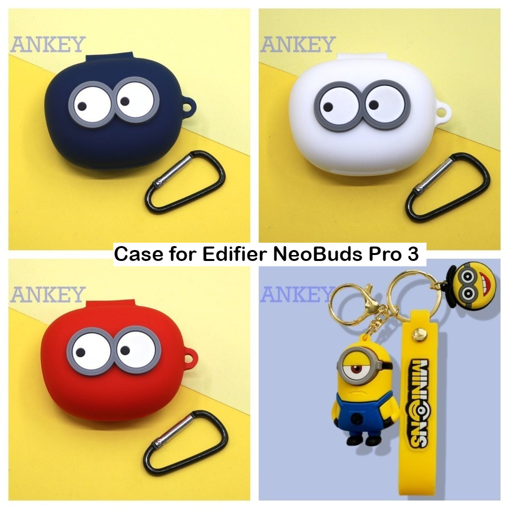 for Edifier NeoBuds Pro 3 Case Protective silicone Cute Cartoon Covers Bluetooth Earphone Shell Head