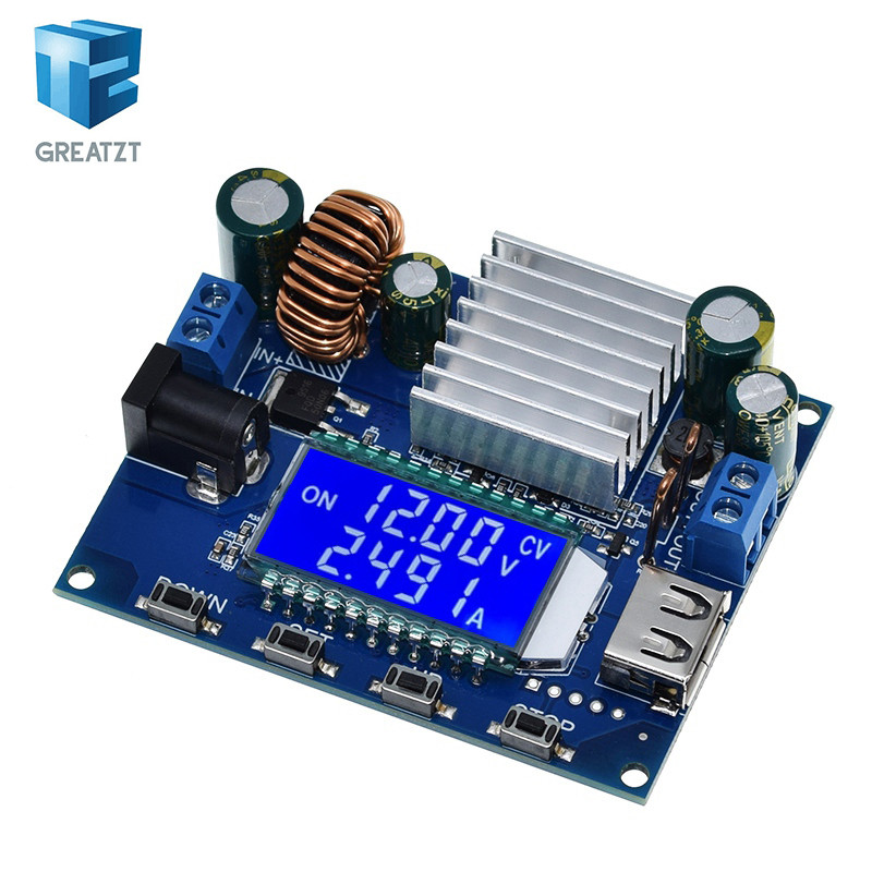 SK35L DC 0.6-30V 4A 35W 5V 6V 9V 12V 24V Boost/Buck CC CV Regulated ปรับ DC Power Supply โมดูลห้องปฏ