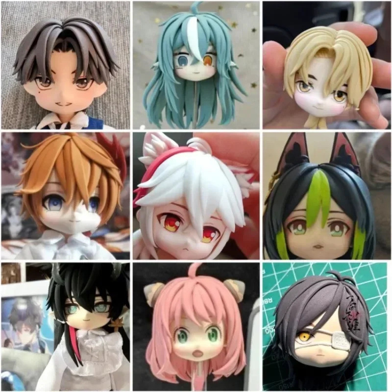 Custom Gsc Ob11 Ob22 หัวผม Ultra Light Clay เกมคอสเพลย์ Handmade ที่กําหนดเองผลิตภัณฑ์ของเล่นอุปกรณ์