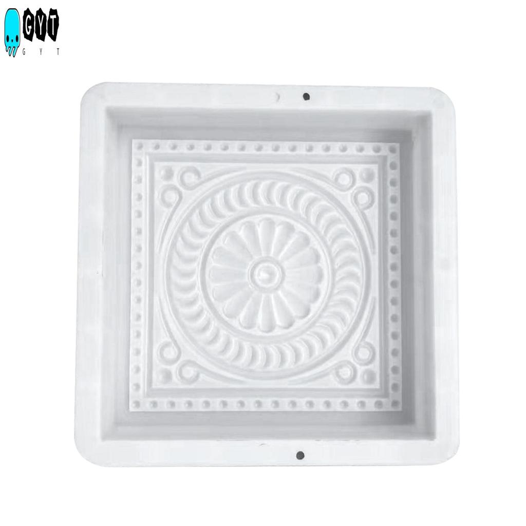 แม่พิมพ์ซีเมนต์กลีบที่สวยงาม DIY ทางเดิน Stepping Stones Cement Paving Mould สําหรับลานถนนสวน