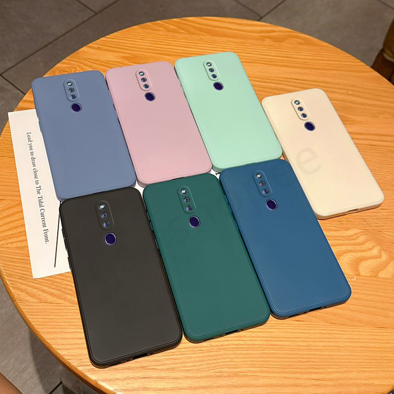 เคสสําหรับ OPPO F11 Pro เคสนิ่ม เคสเรียบๆ เคสสีพื้น ราคา ถูกที่สุด ดีลบีเคเค แกลเลอรีภาพที่ 6