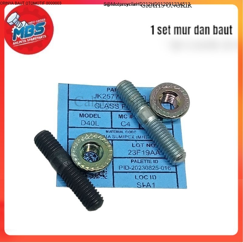 TANEM M8 BOLT 12 X 12 BOLT MANIPOL EXHAUST BLOCK HEAD BOLT GEAR ETC ใหม่ Hd1 B1
