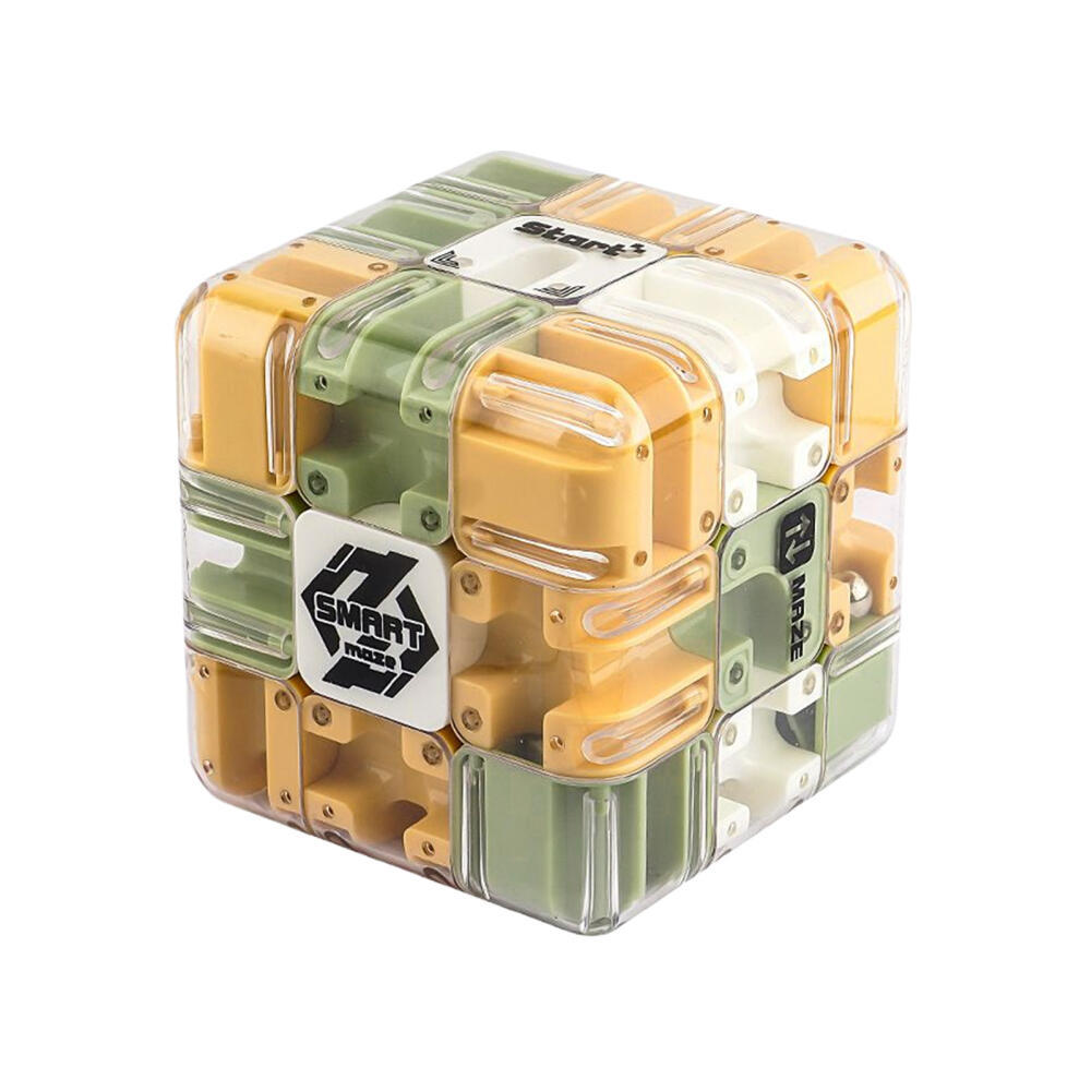 3D Maze Cube ของเล่น - Roller Ball Puzzle Interactive ของเล่นเพื่อการศึกษา, ABS วัสดุ 8.5*8.5*8.5 ซม