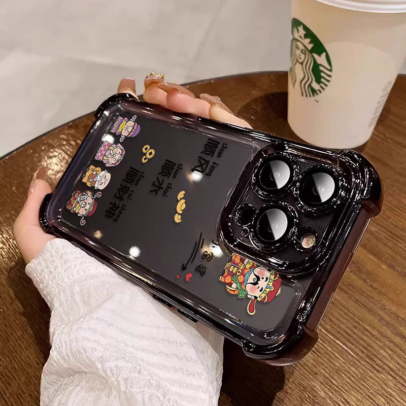 3 in1 Smooth Sailing สําหรับ Oppo Reno 10 10pro 9 9pro1111f 11pro 12 12pro12f เคสโทรศัพท์ Soft Anti 