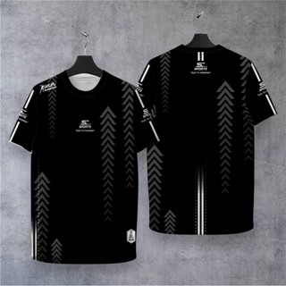 เสื้อกีฬา เสื้อพิมพ์ลาย Run01-สีดำ งานจริงสวย สีสด หนา145g น…