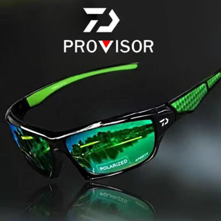 แว่นตากันแดด Daiwa UV400 โพลาไรซ์ เหมาะสำหรับการตกปลาและการป…