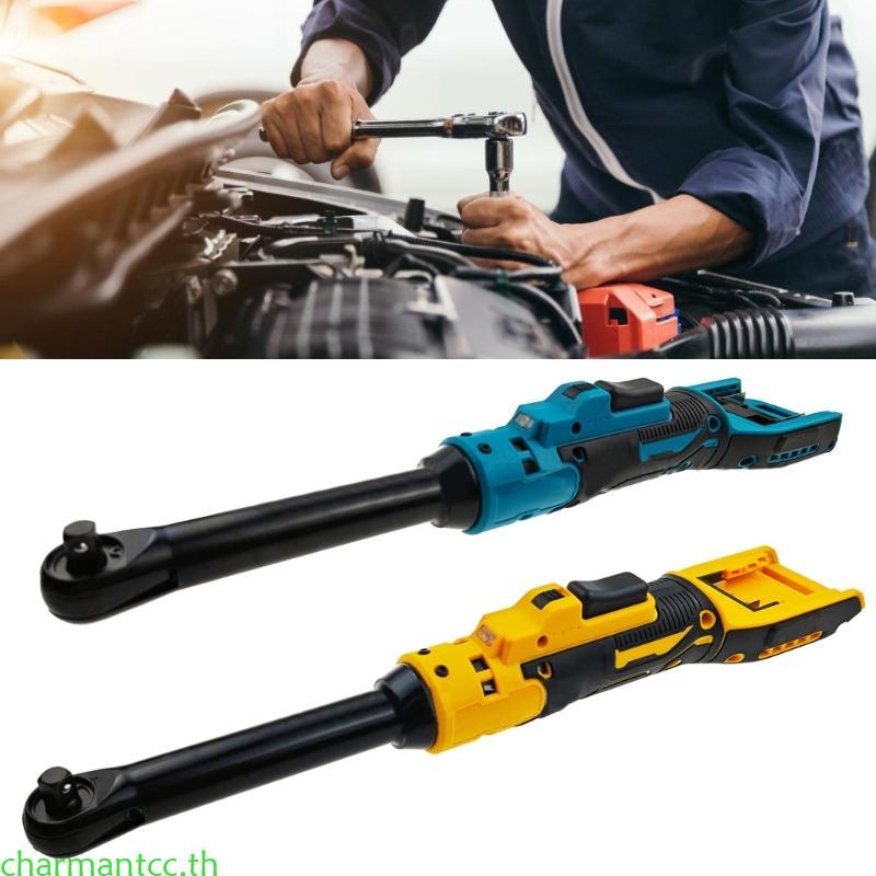 Charmantcc 40Ft ปอนด์ 3 8 ประแจวงล้อไร้สาย 6 นิ้วประแจคอยาว 400RPM เครื่องมือไฟฟ้าความเร็วตัวแปร