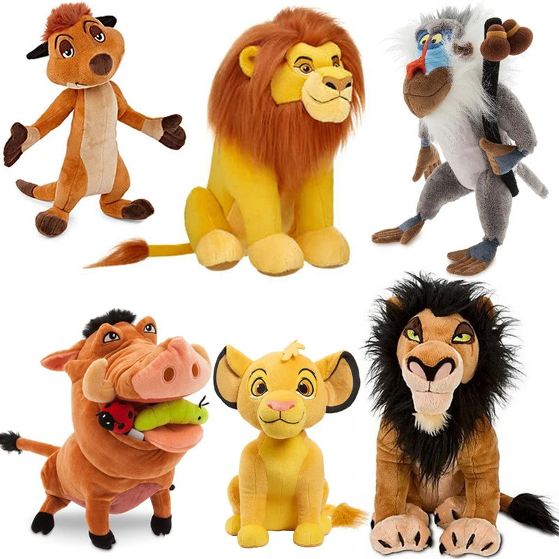 Disney Lion King Simba Scar Luau Pumbaa Mufasa Nala Plush Toys Dolls Collection Disney Lion King Stu