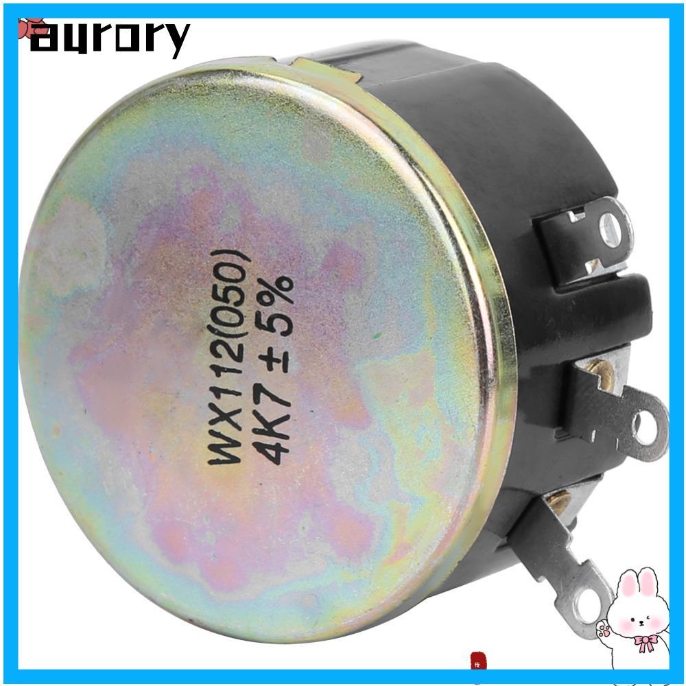 AURORY Potentiometer,Wx112(050) 4.7k 5Wปรับ Potentiometer,Precision Component Single Circle Turn Wir