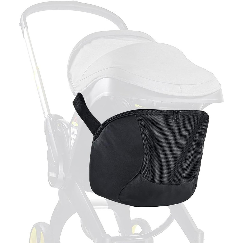 INszkoos Clip-On Baby Stroller Storage Bag ใช้งานร่วมกับ Doona รถเข็นเด็ก Carseat, Pram Buggy Organi