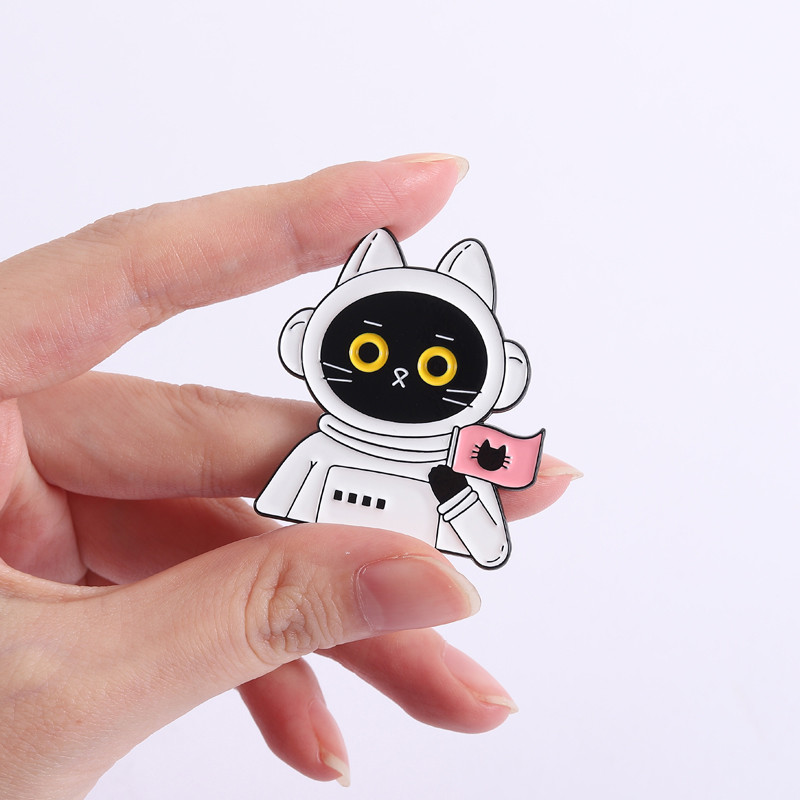 เข็มกลัดแมวน่ารัก ธีมาวกาศ ของขวัญสำหรับคนชอบดาราศาสตร์ - รูปที่ 3