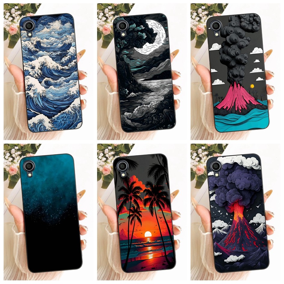 สําหรับ Asus ZenFone Live L2 ZA550KL ปลอก X00RD ใหม่แฟชั่น Space Volcano ทาสีนุ่มสําหรับ ZenFone Liv