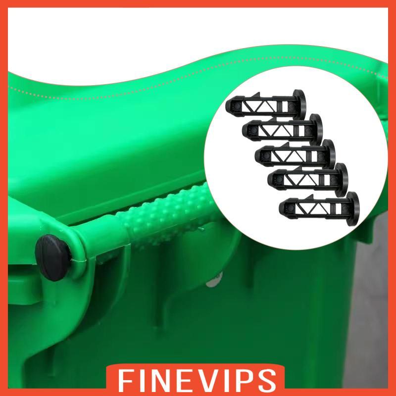 [Finevips] 5x Wheelie Bin ฝาปิดบานพับ Pins ถังขยะฝาปิดบานพับ Pins Dustbin สําหรับกลางแจ้ง Rubbish 30