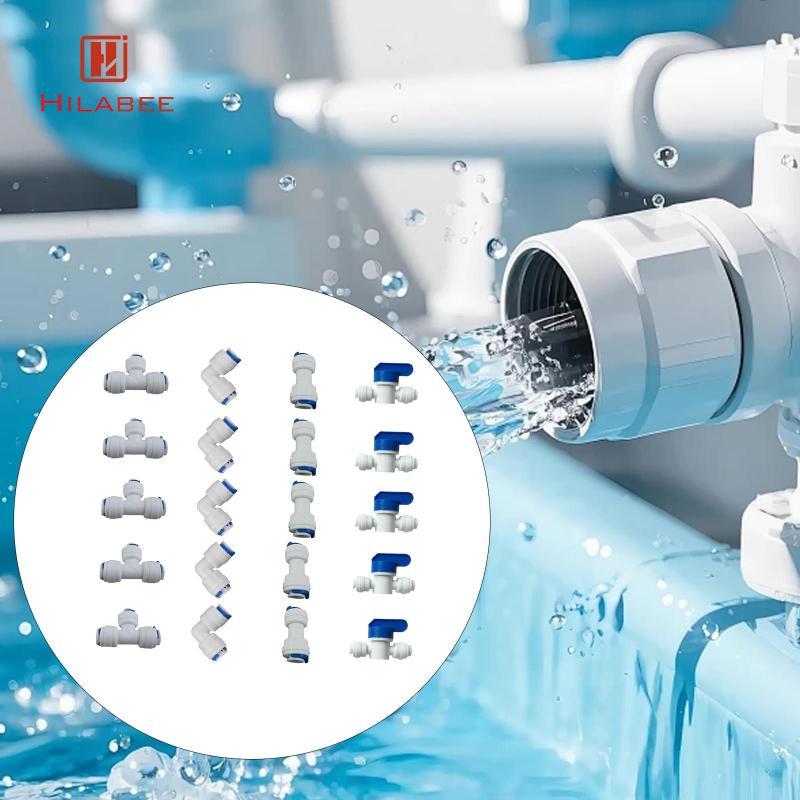[UsusexaMY] 1/4 "Od Quick Connect สําหรับชิ้นส่วนระบบ Water Osmosis Ball Valve + T + i + L Type Push