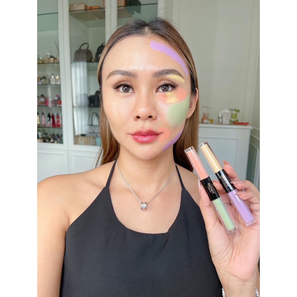 Browit Smooth Up Color Corrector (1แท่ง 2เฉดสี) บราวอิท คอร์เรคเตอร์ น้องฉัตร ปกปิด กลบรอย รูปที่ 2