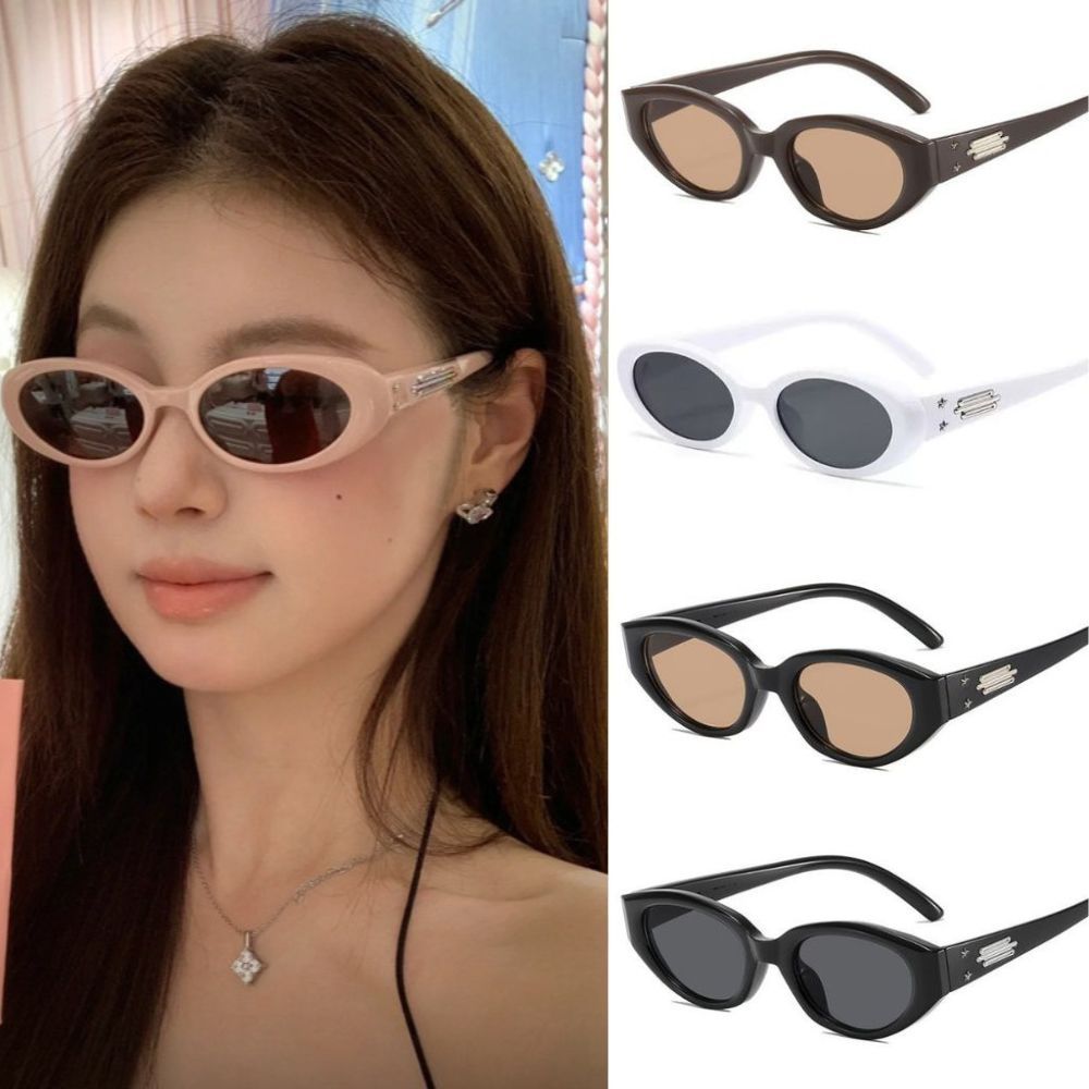 【My-T】🎁 แคทอายแบบย้อนยุคแว่นกันแดดแฟชั่น แว่นกันแดด Y2K สไตล์อินสตาแกรมระดับไฮเอนด์ แว่นกันแดดป้องกั