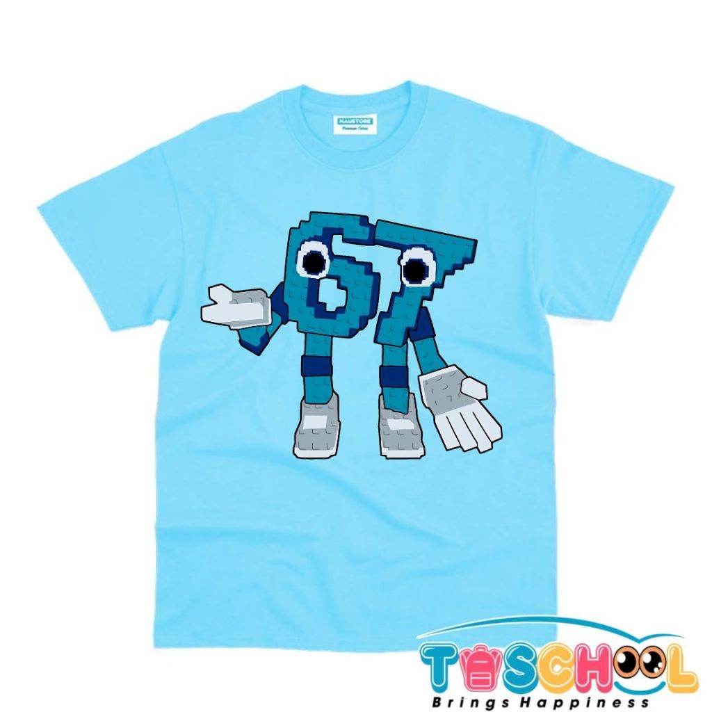 🔥👕 CHILDRENS CLOTHES เสื้อยืด CHARACTER LUCKY BLOCK 67 ROBLOX STEAL AROT - รูปที่ 5