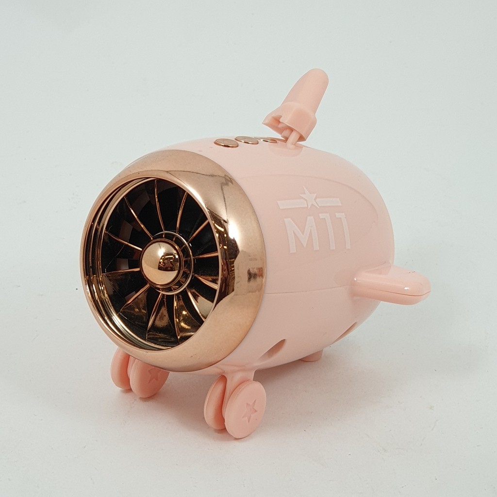 room_shop101 USUPSO ลำโพงไร้สาย Vintage สีชมพู (#BZ9)