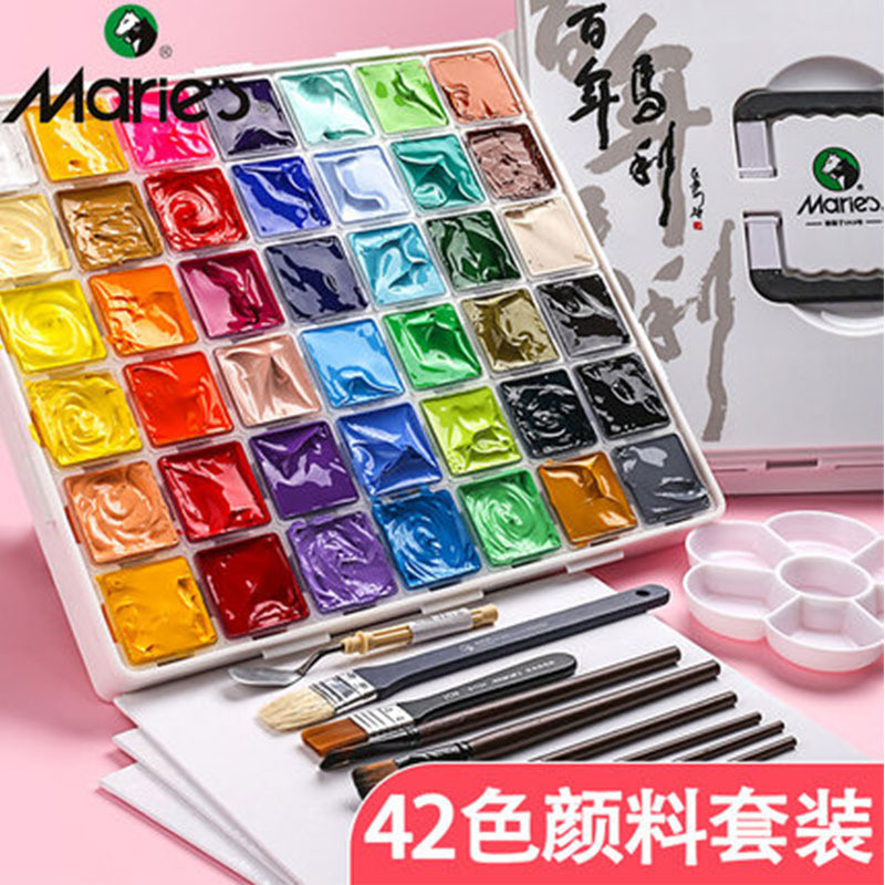 Spot Goods#Marley42Watercolor Paint Set24Color30ML Replaceable Small Box Concentrated Advertising Ar
