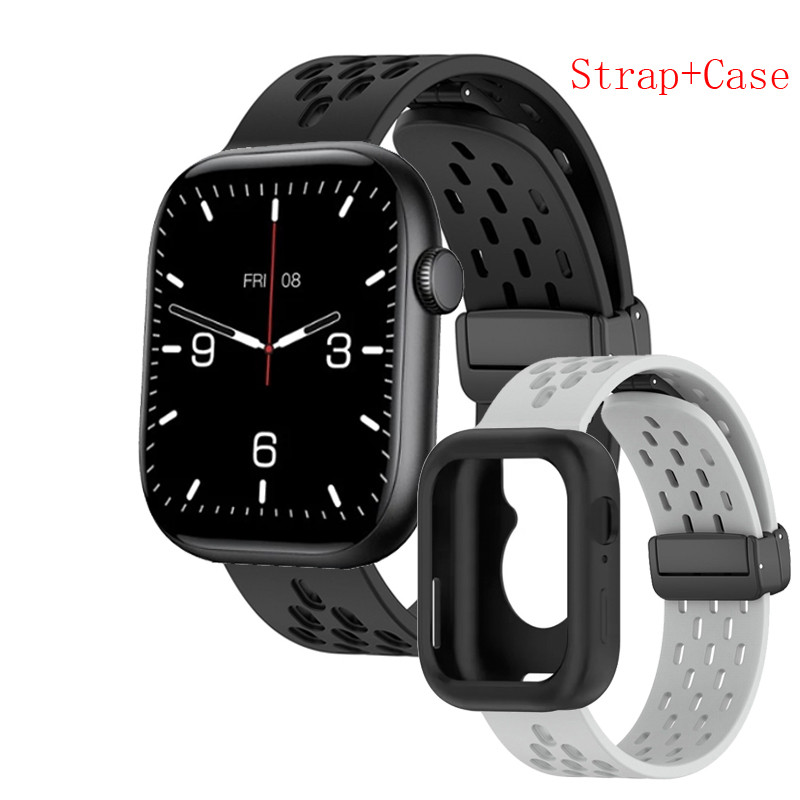 สาย เคส Huafit S10 Strap Soft Sport สายรัดข้อมือสําหรับ Huafit S10 ฝาครอบสร้อยข้อมือสมาร์ทวอทช์