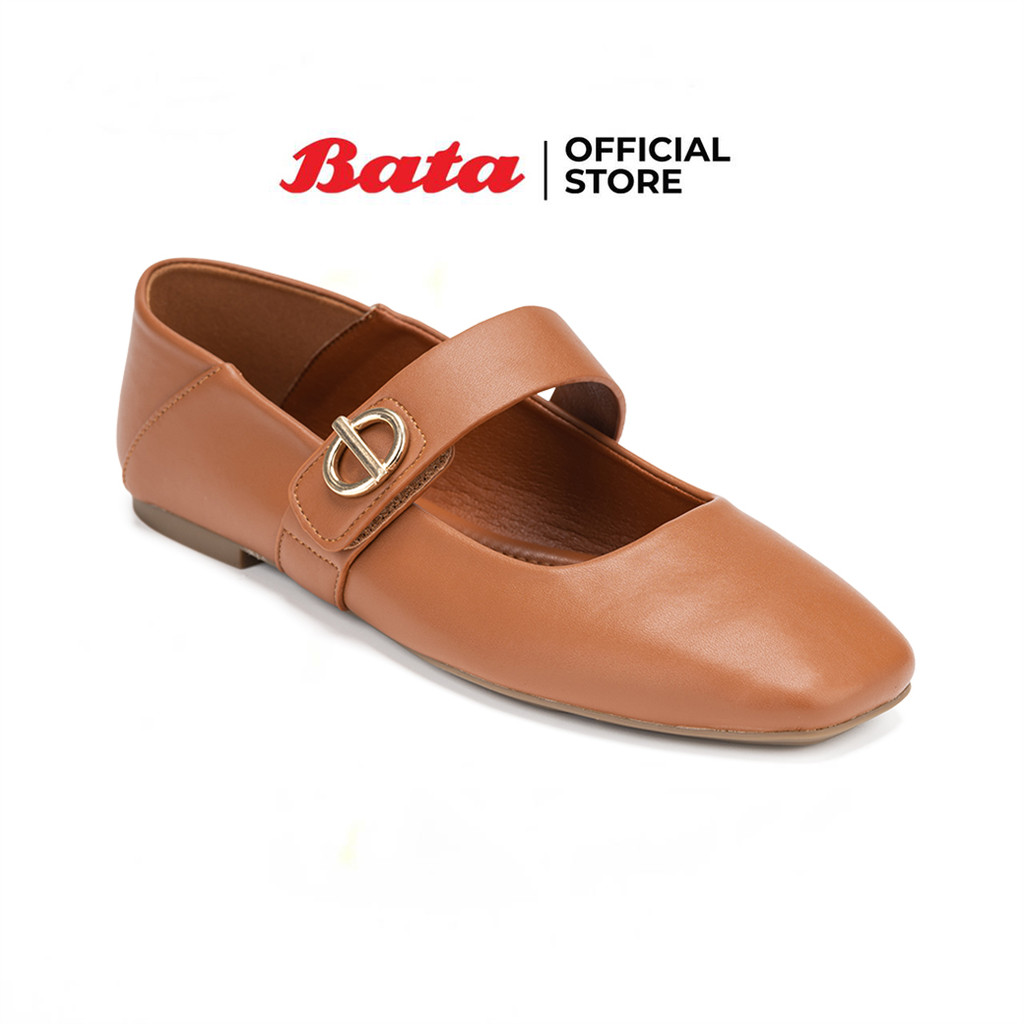 Bata บาจา รองเท้าแบบสวม ส้นแบน สำหรับผู้หญิง รุ่น LONDON สีแดง 5315227 สีแทน 5314227 สีงาช้าง 5311227