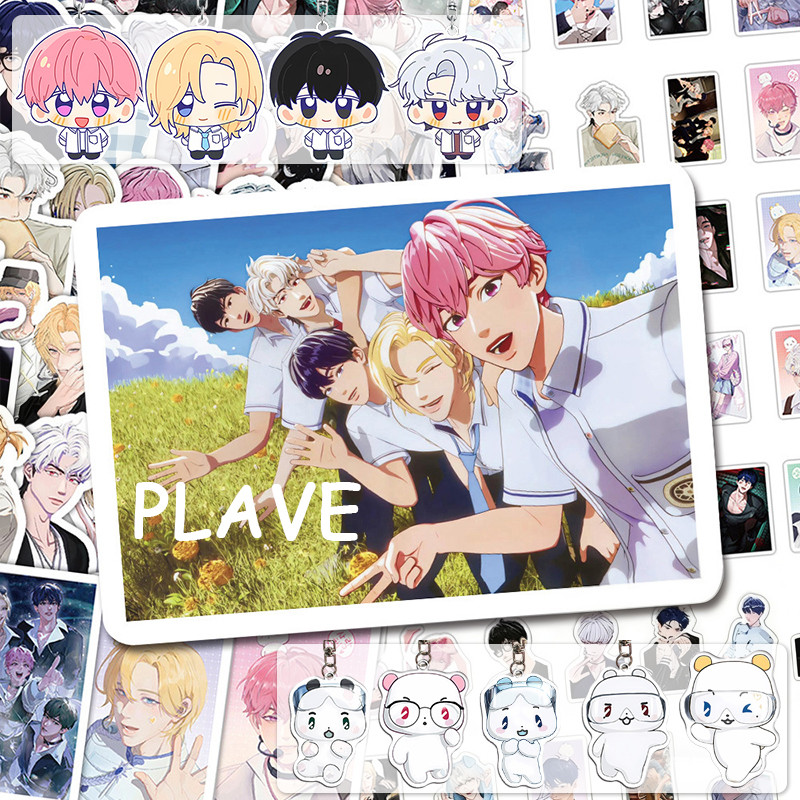 PLAVE Yejun Noah พวงกุญแจอะคริลิคตกแต่ง Creative Bamby Eunho Hamin สติ๊กเกอร์ Diy กันน้ํา