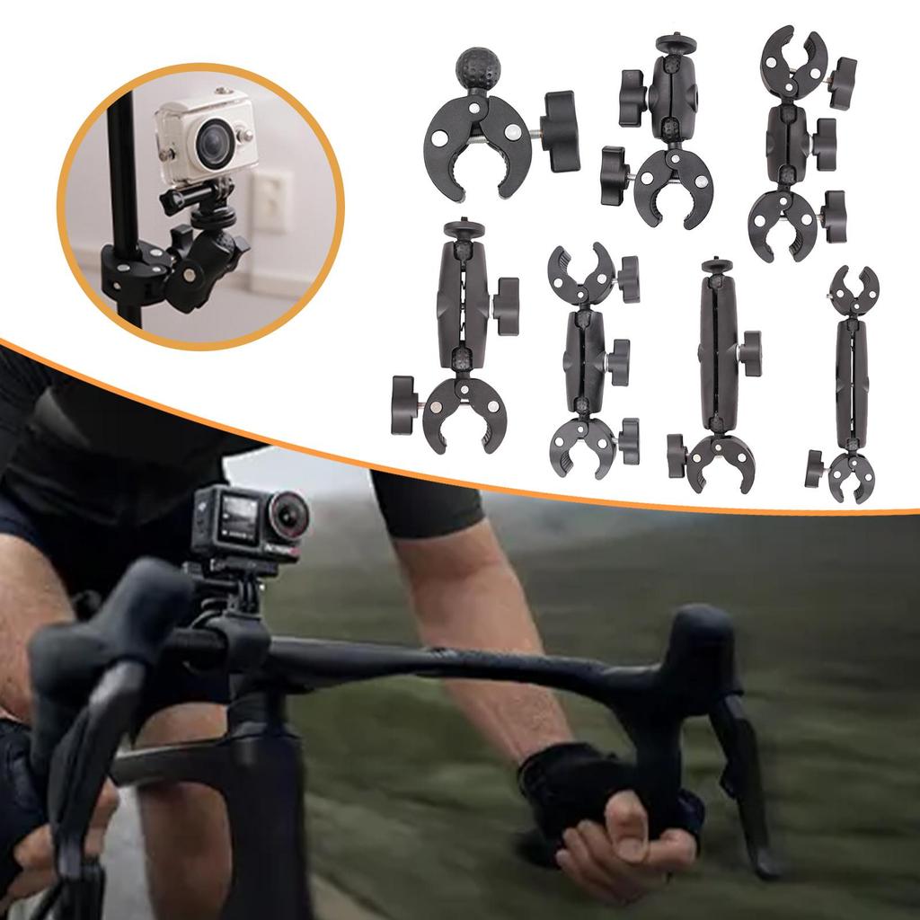 [เฮ้] ขายึดกล้องพร้อมหัวบอลได้ถึง 38 มม. หนีบยึดยึดยึดกล้องกันลื่นที่แข็งแกร่งสําหรับจับโทรศัพท์แอ็คชั่นแสง