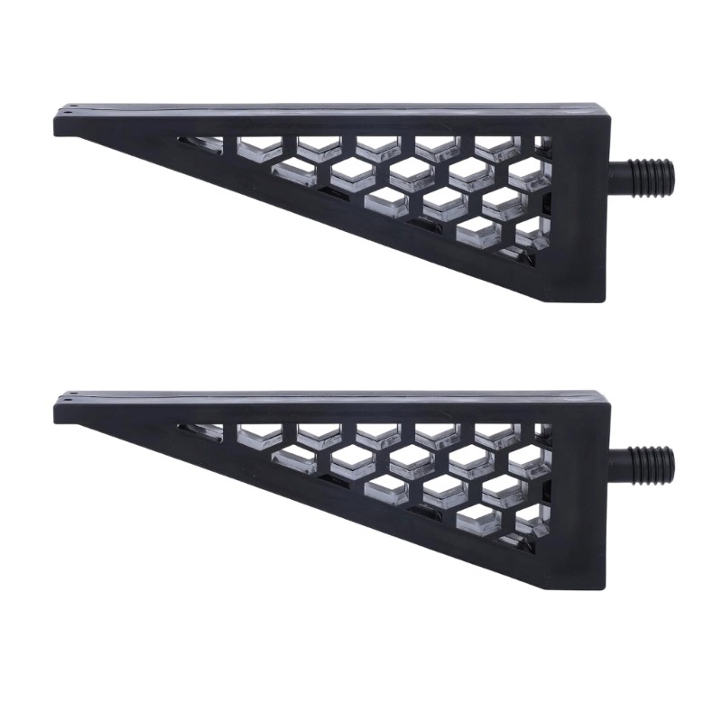 HL Strength Shelf Brackets ที่แข็งแกร่งสามเหลี่ยม Storage Brackets พลาสติก Shed Shelving Hook Garage