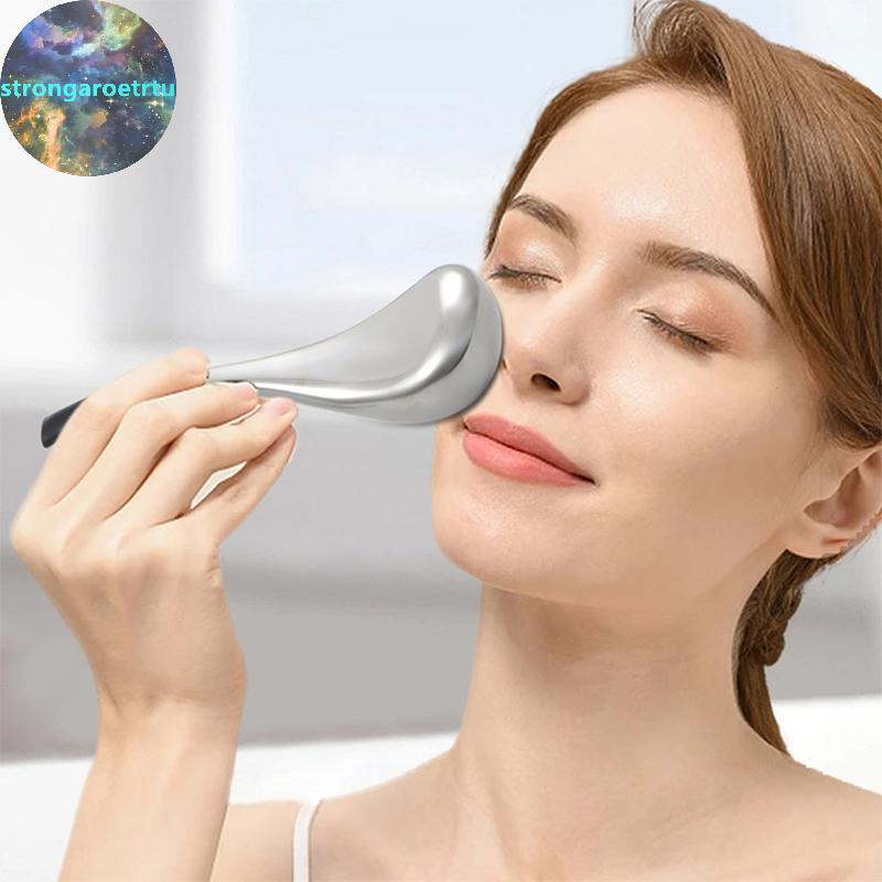 Strongaroetrtu Ice Globes เครื่องมือดูแลผิวหน้าสําหรับใบหน้าและตาสแตนเลสความงาม Cryo Sticks สําหรับผ