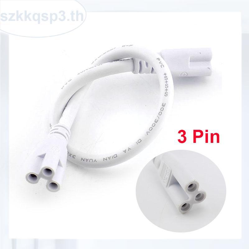 3 ขา LED Tube Connector 2 เฟส 3 เฟส T5 T8 หลอดไฟ LED เชื่อมต่อสาย Double-end THK3