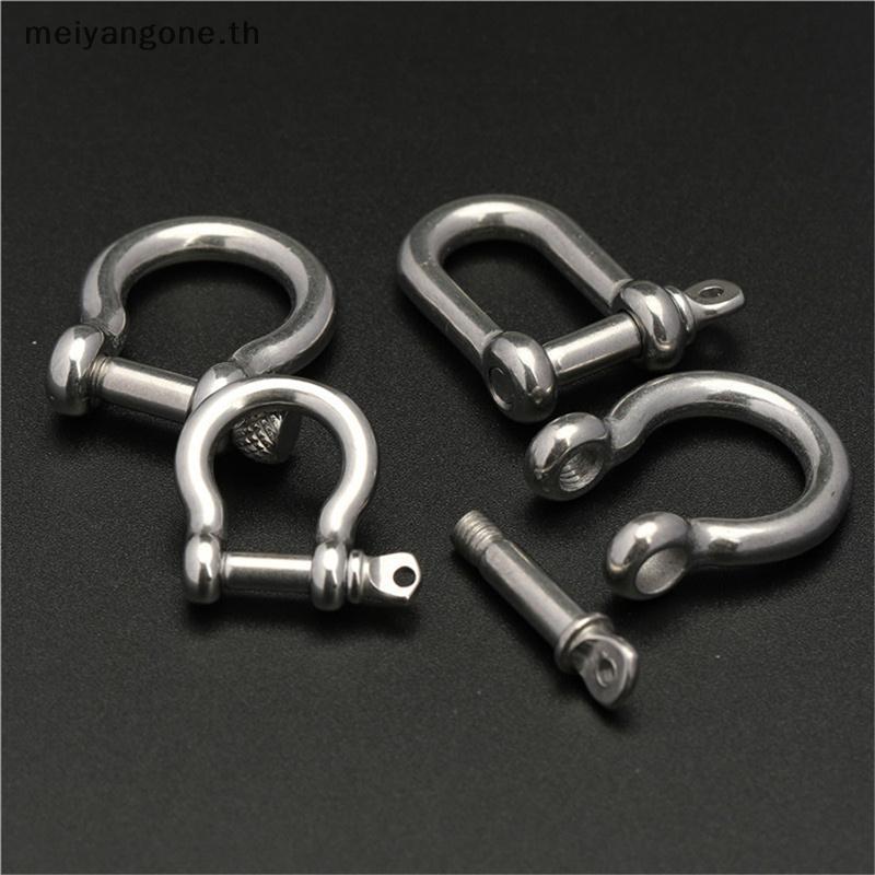 แหวนพวงกุญแจสแตนเลสแบบ_carabiner_พร้อมสายคล้อง สินค้าสำหรับยึดและเชื่อมต่อ