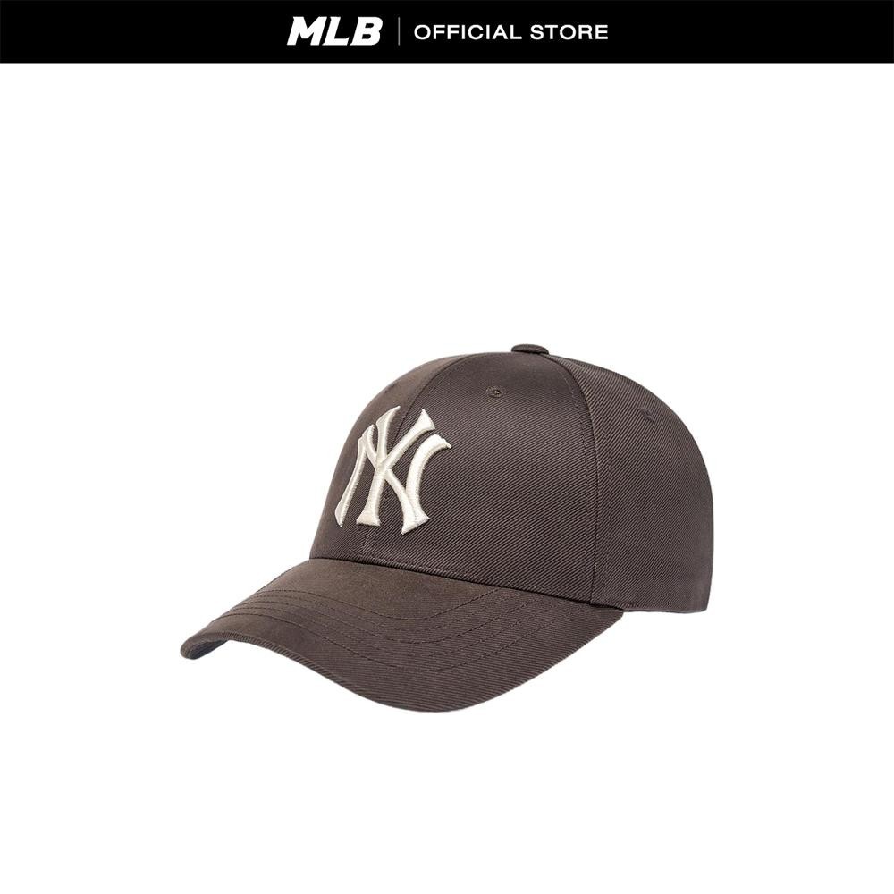 MLB หมวกแก๊ป ยูนิเซ็กส์ Suede Twill Structured Ball Cap รุ่น 3ACPB095N 50BRS สีน้ำตาล