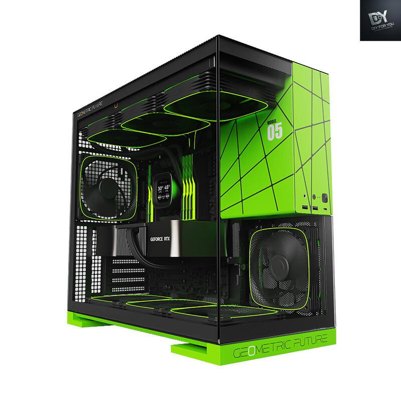 DIY FOR YOU Model5 MATX Sea View Room พัดลมเหล็ก AM D รุ่น VK Titan 420 ระบายความร้อนด้วยน้ํา