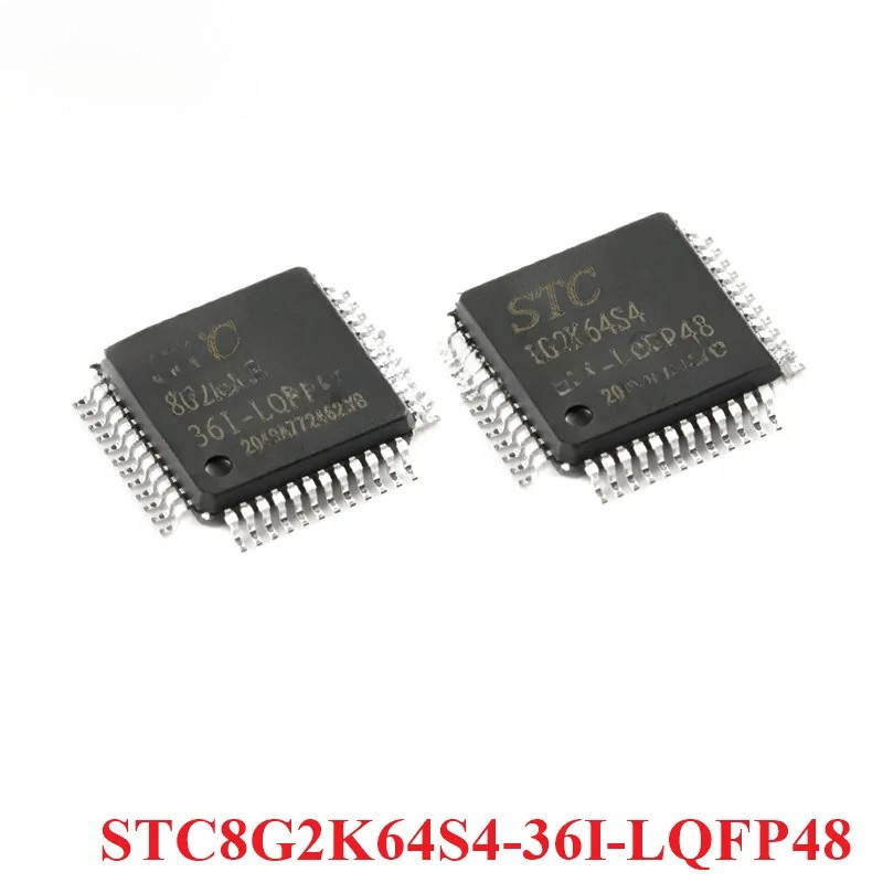 2 ชิ้น/1 ชิ้น STC8G2K64S4 STC8G2K64S4-36I-LQFP48 Enhanced 1T 8051 Single-Chip Microcontroller MCU Co