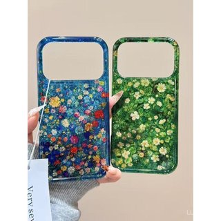 เคสโทรศัพท์เหมาะสําหรับiPhone 11 12 13 14 15 16 17 Pro max Plus Air INSกระพริบภาพวาดสีน้ํามันสีดอกไม้Shock-proof Shock-proofป้องกันกรณีรวมทุกอย่างกรณีGUyc