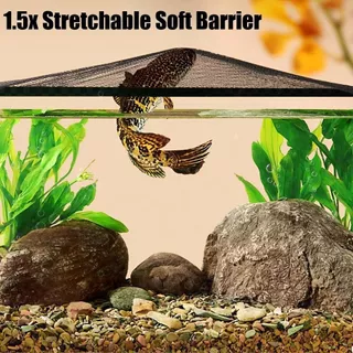 CHORDZY ฝาครอบฝาตู้ปลา, แม่เหล็กติดตั้งง่าย Aquarium Anti-jump ,ทนทาน DIY ถังปลาตาข่ายฝาปิด Aquarium
