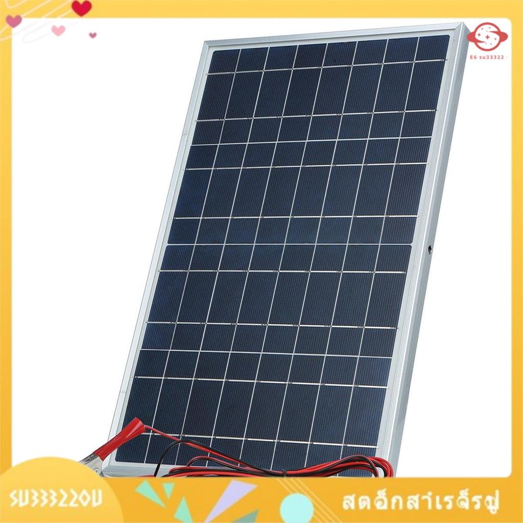 (su33322ou.th) ชุดแผงโซลาร์เซลล์ 12V Complete 30W แบบพกพาเครื่องกําเนิดไฟฟ้าโซล่าเซลล์แบบชาร์จไฟได้ก