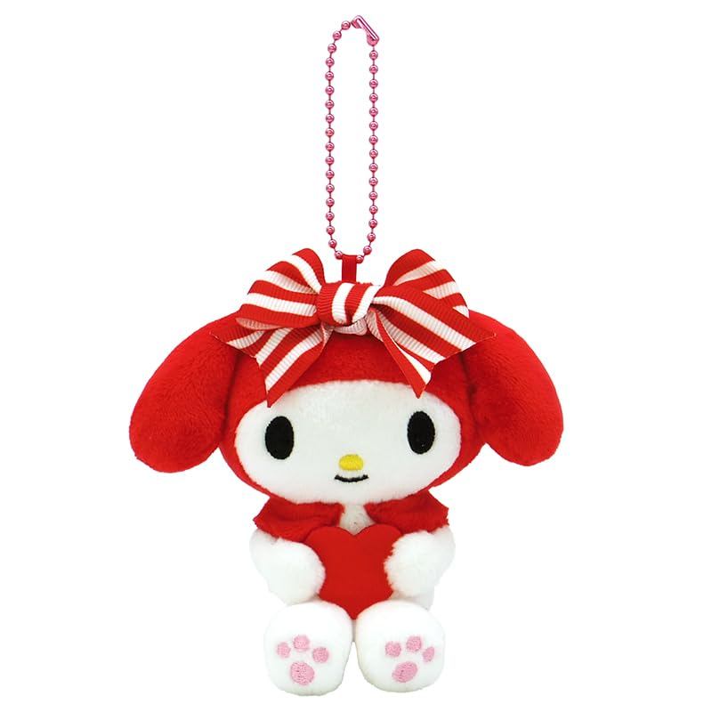 Nakajima Corporation My Melody Kuromi Mascot Collection My Melody Stripe 207982-25 H13 x W7.5 x D6cm